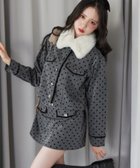 【ナイスクラップ/NICE CLAUP】の【PremiumOrder】衿ファー配色ジャケット 人気、トレンドファッション・服の通販 founy(ファニー) ファッション Fashion レディースファッション Fashion for Women アウター Coat / Outerwear Collection レディースジャケット・軽アウター Jackets 2025年 2025 2025-2026秋冬・A/W Autumn/Winter 2025–26 AW25–26 おすすめ Recommended / Our Picks コンパクト Compact, Small Size ショート Short, Short Length ジャケット Jacket, Outerwear セットアップ Set-Up, Coordinated Outfit デニム Denim, Jeans Material トレンド Trend, Trending Now バランス Balance, Style Balance フェイクファー Faux Fur, Imitation Fur ミニスカート Mini Skirt, Short Skirt 羽織 Haori, Light Jacket thumbnail ドット|ID: prp329100004638924 ipo3291000000033639236