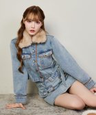 【ナイスクラップ/NICE CLAUP】の【即日発送】衿ファー配色ジャケット 人気、トレンドファッション・服の通販 founy(ファニー) ファッション Fashion レディースファッション Fashion for Women アウター Coat / Outerwear Collection レディースジャケット・軽アウター Jackets インディゴ Indigo Denim コンパクト Compact, Small Size ショート Short, Short Length ジャケット Jacket, Outerwear セットアップ Set-Up, Coordinated Outfit デニム Denim, Jeans Material トレンド Trend, Trending Now バランス Balance, Style Balance フェイクファー Faux Fur, Imitation Fur ブリーチ Bleach, Washed Finish 羽織 Haori, Light Jacket ミニスカート Mini Skirt, Short Skirt おすすめ Recommended / Our Picks 2025年 2025 2025-2026秋冬・A/W Autumn/Winter 2025–26 AW25–26 thumbnail ブルー|ID: prp329100004638924 ipo3291000000034498382
