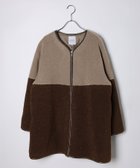 【レプシィム ローリーズファーム/LEPSIM LOWRYS FARM】の切り替えライトボアコート 人気、トレンドファッション・服の通販 founy(ファニー) ファッション Fashion レディースファッション Fashion for Women アウター Coat / Outerwear Collection コート・ロングコート・ピーコート Long Coats, Peacoats & More ドッキング Docking, Mixed Material バランス Balance, Style Balance フレア Flare, Flared ワイド Wide, Wide Fit 定番 Standard, Basic Item thumbnail ベージュ52|ID: prp329100004638947 ipo3291000000033670103