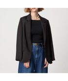 【ユナイテッドアローズ/UNITED ARROWS】のconte ツイル 1ボタン テーラードジャケット BLACK|ID:prp329100004638956