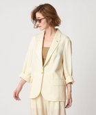 【ユナイテッドアローズ/UNITED ARROWS】のconte ツイル 1ボタン テーラードジャケット WHITE|ID:prp329100004638956