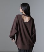 【ナノ ユニバース/nano universe】のバックオープンディティール裏毛トップス 人気、トレンドファッション・服の通販 founy(ファニー) ファッション Fashion レディースファッション Fashion for Women トップス・カットソー Cut & Sew Tops カットソー Cut and Sewn Top サテン Satin, Glossy Fabric シンプル Simple, Minimal フェミニン Feminine, Girly フロント Front, Front Design ベーシック Basic, Essential リラックス Relax, Relaxed Fit レース Lace, Lace Fabric おすすめ Recommended / Our Picks 2024年 2024 2024-2025秋冬・A/W Autumn/Winter 2024–25 AW24–25 thumbnail ブラウン|ID: prp329100004639018 ipo3291000000033438029