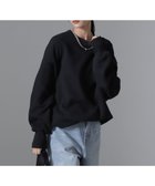 【ナノ ユニバース/nano universe】のバックオープンディティール裏毛トップス 人気、トレンドファッション・服の通販 founy(ファニー) ファッション Fashion レディースファッション Fashion for Women トップス・カットソー Cut & Sew Tops カットソー Cut and Sewn Top サテン Satin, Glossy Fabric シンプル Simple, Minimal フェミニン Feminine, Girly フロント Front, Front Design ベーシック Basic, Essential リラックス Relax, Relaxed Fit レース Lace, Lace Fabric おすすめ Recommended / Our Picks 2024年 2024 2024-2025秋冬・A/W Autumn/Winter 2024–25 AW24–25 thumbnail ブラック|ID: prp329100004639018 ipo3291000000033438030