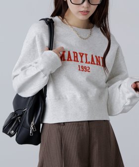 【フリーズマート/FREE'S MART】のカレッジロゴショート丈スウェット 人気、トレンドファッション・服の通販 founy(ファニー) ファッション Fashion レディースファッション Fashion for Women トップス・カットソー Cut & Sew Tops レディースパーカー・カジュアルフーディー Casual Hoodies & Sweatshirts スウェット・クルーネックトップス Sweatshirts & Crewnecks / Relaxed Fit Sweat Tops おすすめ Recommended / Our Picks スウェット / スエット Sweatshirt, Sweatwear トレンド Trend, Trending Now バルーン Balloon, Balloon Silhouette フロント Front, Front Design レギュラー Regular, Standard Fit ワンポイント One Point, Statement Accent |ID:prp329100004639070