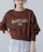 【フリーズマート/FREE'S MART】のカレッジロゴショート丈スウェット 人気、トレンドファッション・服の通販 founy(ファニー) ファッション Fashion レディースファッション Fashion for Women トップス・カットソー Cut & Sew Tops レディースパーカー・カジュアルフーディー Casual Hoodies & Sweatshirts スウェット・クルーネックトップス Sweatshirts & Crewnecks / Relaxed Fit Sweat Tops おすすめ Recommended / Our Picks スウェット / スエット Sweatshirt, Sweatwear トレンド Trend, Trending Now バルーン Balloon, Balloon Silhouette フロント Front, Front Design レギュラー Regular, Standard Fit ワンポイント One Point, Statement Accent thumbnail ブラウン|ID: prp329100004639070 ipo3291000000033438442