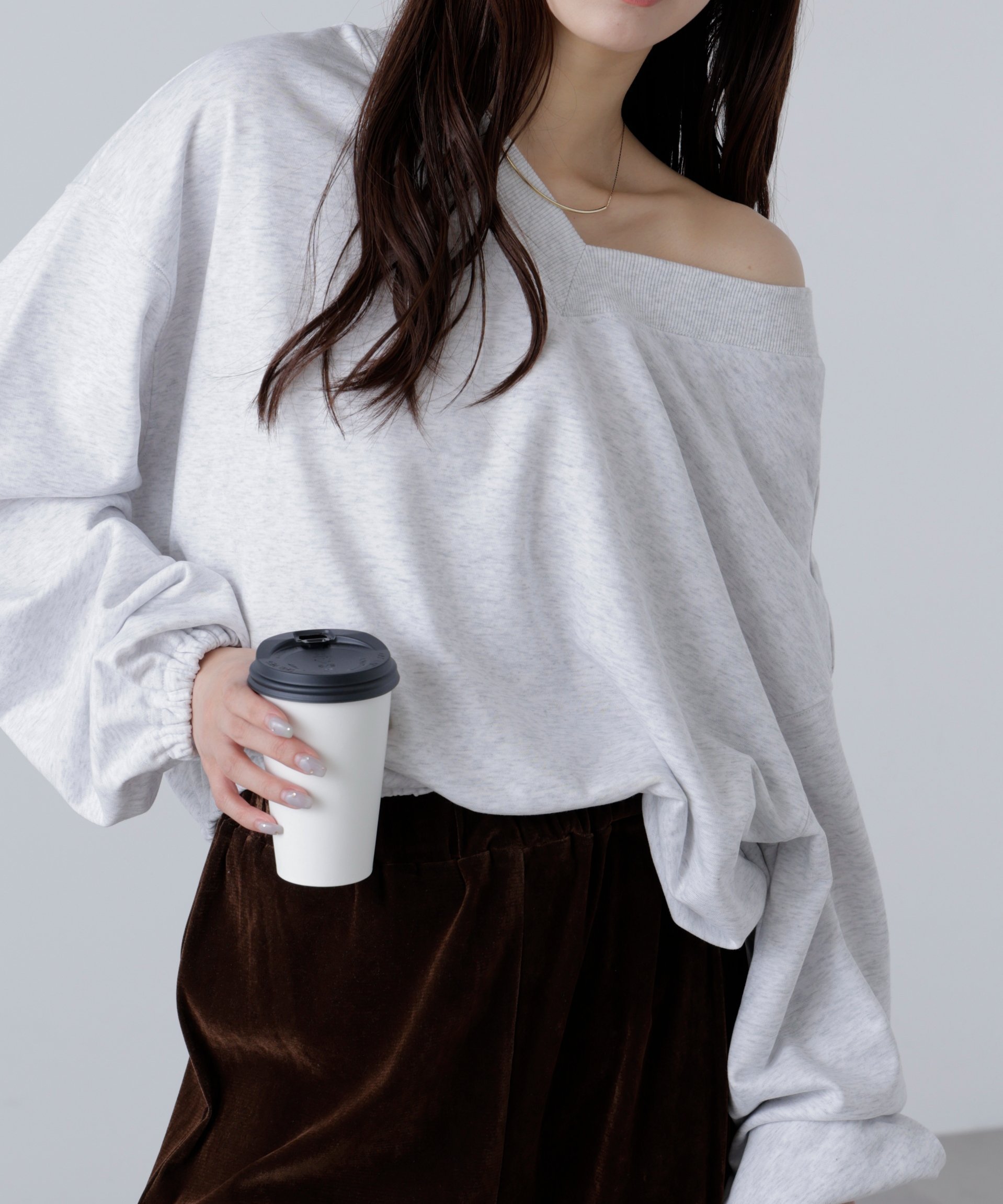 【フリーズマート/FREE'S MART】のルーズ2wayスウェット インテリア・キッズ・メンズ・レディースファッション・服の通販 founy(ファニー) 　ファッション　Fashion　レディースファッション　Fashion for Women　トップス・カットソー　Cut & Sew Tops　レディースパーカー・カジュアルフーディー　Casual Hoodies & Sweatshirts　スウェット・クルーネックトップス　Sweatshirts & Crewnecks / Relaxed Fit Sweat Tops　おすすめ　Recommended / Our Picks　スウェット / スエット　Sweatshirt, Sweatwear　バランス　Balance, Style Balance　ラウンド　Round, Round Neck　ルーズ　Loose, Oversized　オートミール1|ID: prp329100004639071 ipo3291000000033438444