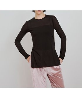 【ハウス オブ ロータス/HOUSE OF LOTUS】 【GGG】Fresca Zero Jersey Crew Neck Long Sleeve T人気、トレンドファッション・服の通販 founy(ファニー) ファッション Fashion レディースファッション Fashion for Women トップス・カットソー Cut & Sew Tops シアー Sheer, See-Through ストレッチ Stretch, Stretchy Fabric スリット Slit, Slit Detail 定番 Standard, Basic Item A/W・秋冬 Autumn/Winter 冬 Winter / This Winter |ID:prp329100004639100