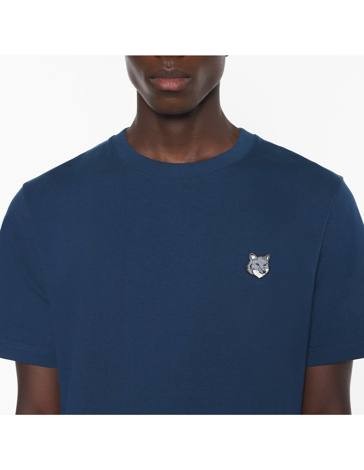 【メゾン キツネ/MAISON KITSUNE / MEN】のFOX HEAD COMFORT TEE-SHIRT インテリア・キッズ・メンズ・レディースファッション・服の通販 founy(ファニー) 　ファッション　Fashion　メンズファッション　Fashion for Men　冬　Winter / This Winter　パッチ　Patch, Appliqué　半袖　Short Sleeve, Half Sleeve　A/W・秋冬　Autumn/Winter　CLASSIC NAVY|ID: prp329100004639339 ipo3291000000033442067