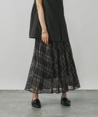 【グローバルワーク/GLOBAL WORK】のイージーケアプリーツスカート/575220 ブラックチェック10|ID: prp329100004639401 ipo3291000000034632361