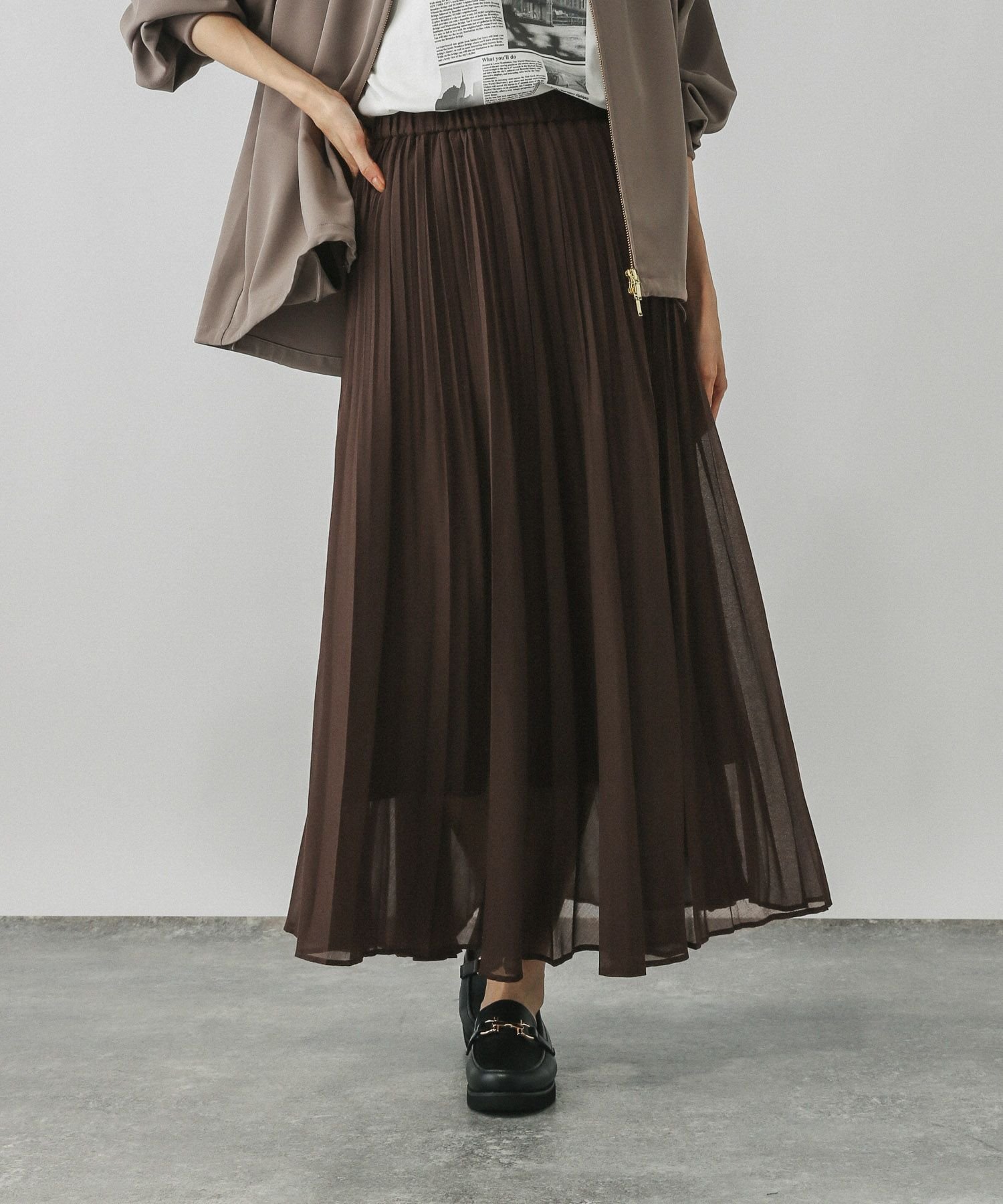 【グローバルワーク/GLOBAL WORK】のイージーケアプリーツスカート/575220 インテリア・キッズ・メンズ・レディースファッション・服の通販 founy(ファニー) 　ファッション　Fashion　レディースファッション　Fashion for Women　スカート　Skirts　プリーツスカート / 上品フェミニンスタイル　Pleated Skirts　スウェット / スエット　Sweatshirt, Sweatwear　スニーカー　Sneakers, Trainers　チェック　Check, Plaid, Tartan　パターン　Pattern, Design Print　プリーツ　Pleats, Pleated　夏　Summer　秋　Autumn　ブラウン58|ID: prp329100004639401 ipo3291000000034632362