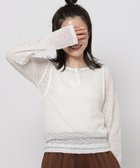 【ニコアンド/niko and】のフェイクレイヤーレースプルオーバー 人気、トレンドファッション・服の通販 founy(ファニー) ファッション Fashion レディースファッション Fashion for Women トップス・カットソー Cut & Sew Tops カジュアルプルオーバー・ニットトップス Pullovers & Knit Tops / Casual Pullovers おすすめ Recommended / Our Picks シンプル Simple, Minimal ストレッチ Stretch, Stretchy Fabric フィット Fit, Slim Fit レース Lace, Lace Fabric エレガント 上品 Elegant thumbnail オフ|ID: prp329100004639434 ipo3291000000033594255