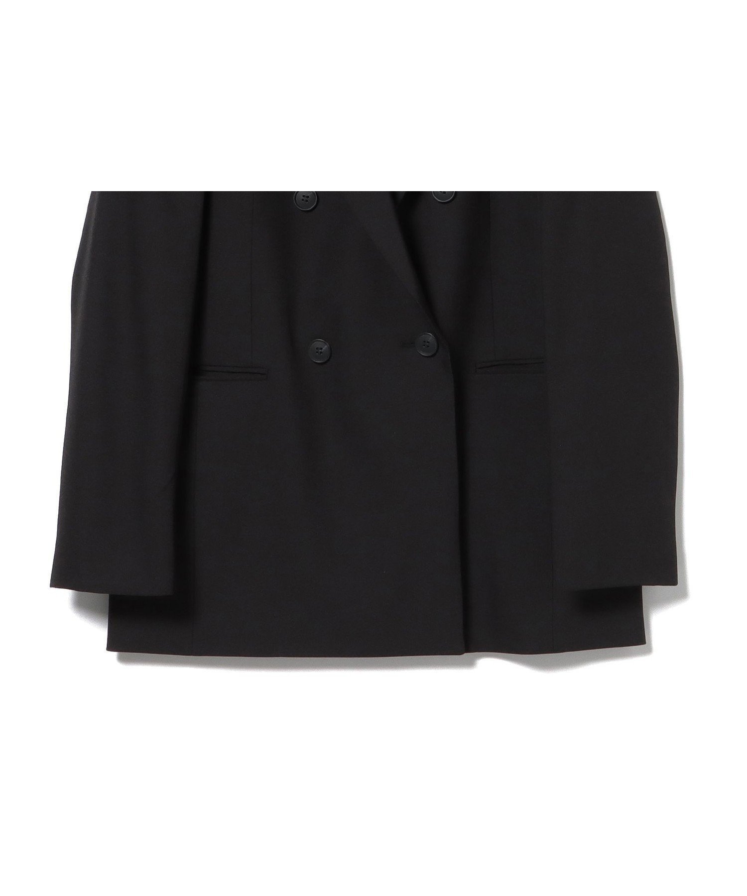 【ビームス ハート/BEAMS HEART】のオーバー ダブルジャケット インテリア・キッズ・メンズ・レディースファッション・服の通販 founy(ファニー) 　ファッション　Fashion　レディースファッション　Fashion for Women　アウター　Coat / Outerwear Collection　レディースジャケット・軽アウター　Jackets　インナー　Innerwear　シンプル　Simple, Minimal　ジャケット　Jacket, Outerwear　スーツ　Suit, Formalwear　ダブル　Double, Double-Breasted　デニム　Denim, Jeans Material　マニッシュ　Mannish, Boyish　ワイド　Wide, Wide Fit　エレガント 上品　Elegant　人気　Popular, Best Seller　夏　Summer　春　Spring　S/S・春夏　SS, Spring/Summer, Warm Season　A/W・秋冬　Autumn/Winter　BLACK|ID: prp329100004639464 ipo3291000000033443371