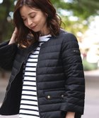 【デミルクス ビームス/Demi-Luxe BEAMS】の【別注】TATRAS / ACACIA ノーカラー ライトダウンジャケット 25AW タトラス 冬アウター 上品 きれいめ インナーダウン BLACK|ID:prp329100004639469