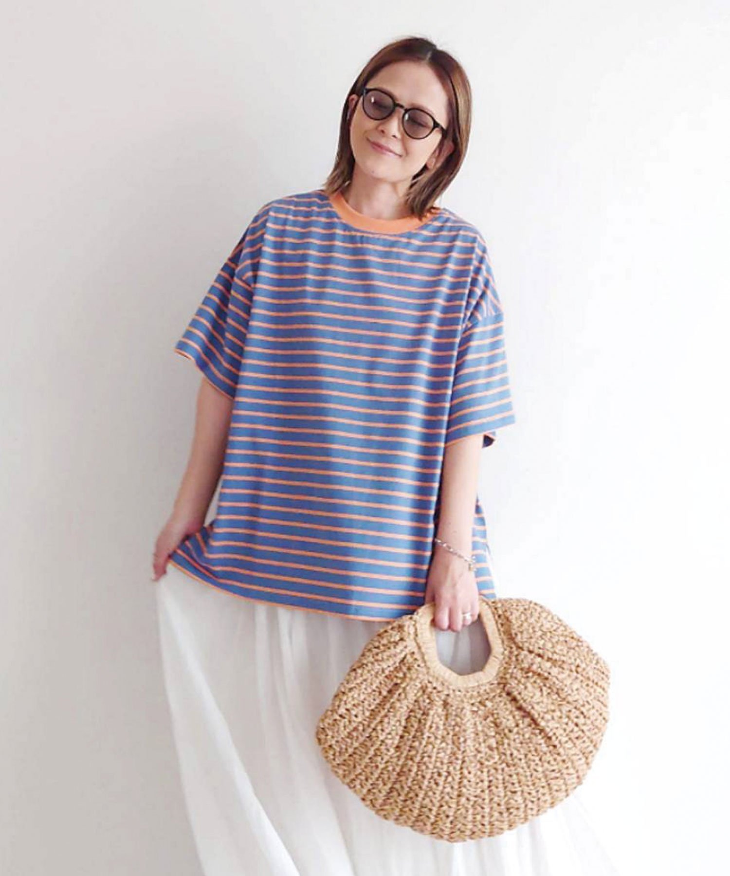 【コーナーズ/CORNERS】のCORNERS by yui カラーボーダー半袖トップス インテリア・キッズ・メンズ・レディースファッション・服の通販 founy(ファニー) 　ファッション　Fashion　レディースファッション　Fashion for Women　トップス・カットソー　Cut & Sew Tops　おすすめ　Recommended / Our Picks　コラボ　Collaboration, Collab　ボーダー　Border, Stripe　半袖　Short Sleeve, Half Sleeve　夏　Summer　春　Spring　S/S・春夏　SS, Spring/Summer, Warm Season　ブルー|ID: prp329100004639488 ipo3291000000033543503