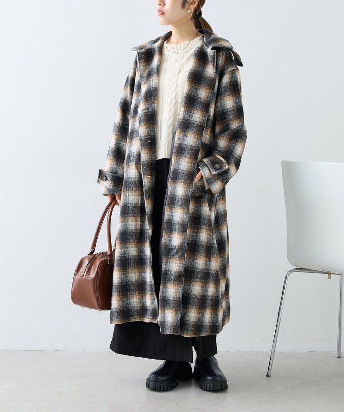 【パルグループ/PAL GROUP】の【w closet】エコウールロングコート インテリア・キッズ・メンズ・レディースファッション・服の通販 founy(ファニー) https://founy.com/ ファッション Fashion レディースファッション Fashion for Women アウター Coat / Outerwear Collection コート・ロングコート・ピーコート Long Coats, Peacoats & More シンプル Simple, Minimal ロング Long, Long-Length 定番 Standard, Basic Item 防寒 Cold Protection, Winter-Ready |ID: prp329100004639492 ipo3291000000033443581