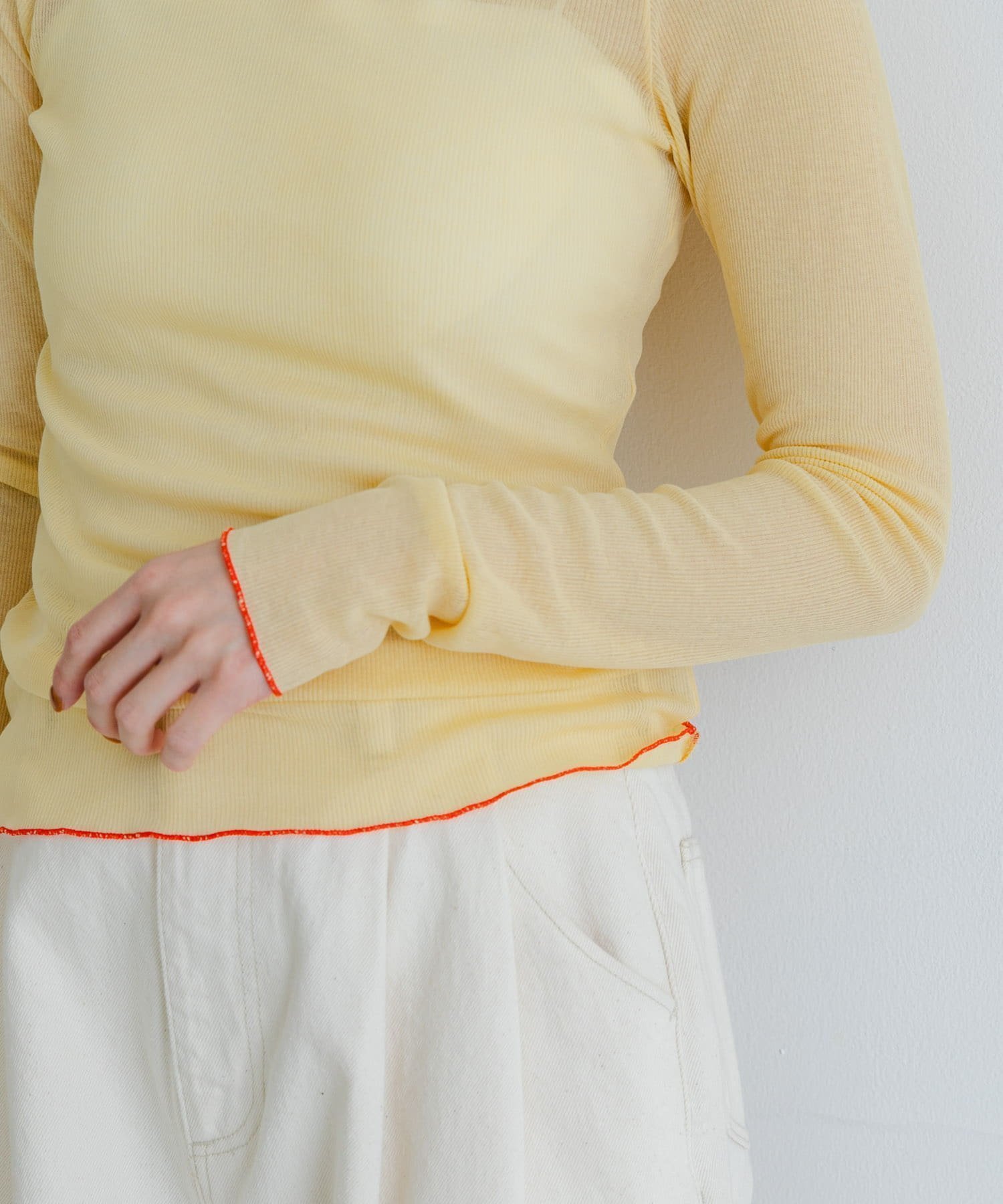 【アーバンリサーチ/URBAN RESEARCH】の『MADE IN JAPAN』シアーテレコカットソー インテリア・キッズ・メンズ・レディースファッション・服の通販 founy(ファニー) 　ファッション　Fashion　レディースファッション　Fashion for Women　トップス・カットソー　Cut & Sew Tops　カットソー・ベーシックTシャツ　Cut-and-Sewn Tops / Stretch Tees & Basics　2025年　2025　2025春夏・S/S　Spring/Summer 2025 SS25　インナー　Innerwear　シアー　Sheer, See-Through　シンプル　Simple, Minimal　ジャケット　Jacket, Outerwear　スウェット / スエット　Sweatshirt, Sweatwear　ベーシック　Basic, Essential　夏　Summer　日本製　Made In Japan　S/S・春夏　SS, Spring/Summer, Warm Season　BUTTER|ID: prp329100004639510 ipo3291000000033794643