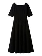 【セルフォード/CELFORD】のスクエアネックディフォーメーションニットワンピース 人気、トレンドファッション・服の通販 founy(ファニー) ファッション Fashion レディースファッション Fashion for Women ワンピース Dresses ニットワンピース Knit Dresses インナー Innerwear スクエア Square, Square Shape デコルテ Décolleté, Neckline ネックレス Necklace, Pendant Necklace フィット Fit, Slim Fit フレア Flare, Flared 人気 Popular, Best Seller 定番 Standard, Basic Item thumbnail BLK[009]|ID: prp329100004639511 ipo3291000000033443682