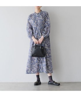 【アフタヌーンティー リビング/Afternoon Tea LIVING】の【オンラインストア限定】シャツワンピース/リバティプリント 人気、トレンドファッション・服の通販 founy(ファニー) ファッション Fashion レディースファッション Fashion for Women ワンピース Dresses シャツワンピース / 1枚で着映えコーデ Shirt Dresses おすすめ Recommended / Our Picks カーディガン Cardigan, Knitwear ギャザー Gathered, Ruffled スリーブ Sleeve, Long Sleeve / Short Sleeve フラワー Flower, Floral モチーフ Motif, Design Theme |ID:prp329100004639554
