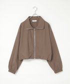 【ノッチ/notch】のナイロンジップブルゾン 人気、トレンドファッション・服の通販 founy(ファニー) ファッション Fashion レディースファッション Fashion for Women アウター Coat / Outerwear Collection ブルゾンジャケット・スポーティアウター Blouson Jackets おすすめ Recommended / Our Picks シンプル Simple, Minimal スウェット / スエット Sweatshirt, Sweatwear 軽量 Lightweight, Ultra Light thumbnail ブラウン|ID: prp329100004639574 ipo3291000000033444048
