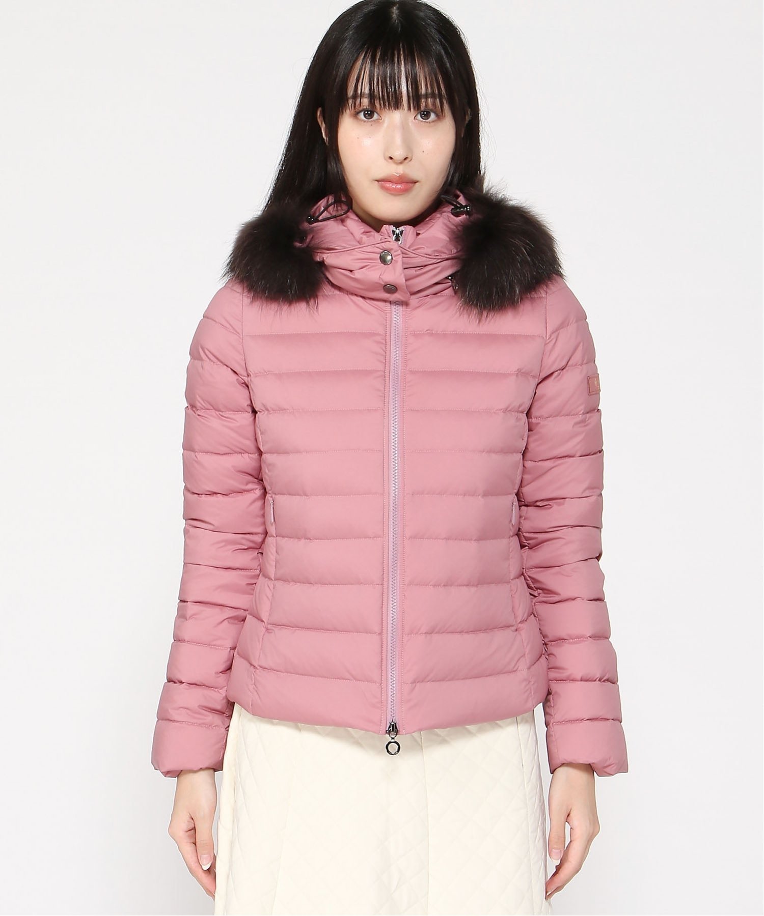 【タトラス コンセプトストア/TATRAS CONCEPT STORE】の【TATRAS 直営店】VARENA ヴァレナ ダウンジャケット インテリア・キッズ・メンズ・レディースファッション・服の通販 founy(ファニー) 　ファッション　Fashion　レディースファッション　Fashion for Women　アウター　Coat / Outerwear Collection　レディースジャケット・軽アウター　Jackets　イタリア　Italy　ショート　Short, Short Length　ジャケット　Jacket, Outerwear　ダウン　Down, Puffer　ポケット　Pocket, Pocket Detail　PINK|ID: prp329100004639584 ipo3291000000033444116