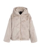【タトラス コンセプトストア/TATRAS CONCEPT STORE】の【TATRAS 直営店】YUMOLA ユモラ ボアブルゾン 人気、トレンドファッション・服の通販 founy(ファニー) ファッション Fashion レディースファッション Fashion for Women アウター Coat / Outerwear Collection ブルゾンジャケット・スポーティアウター Blouson Jackets イタリア Italy シンプル Simple, Minimal ダブル Double, Double-Breasted フォルム Silhouette, Form ブルゾン Blouson, Bomber Jacket ポケット Pocket, Pocket Detail メタル Metal, Metal Parts ラグジュアリー Luxury, Elegant thumbnail L.GRAY|ID: prp329100004639586 ipo3291000000033444142