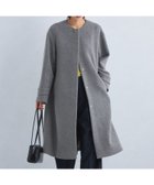 【ユナイテッドアローズ/UNITED ARROWS】のsize SHORT/TALLあり SENTDALE WOOL セントデールウール ノーカラー コート MD.GRAY|ID: prp329100004639602 ipo3291000000034237315