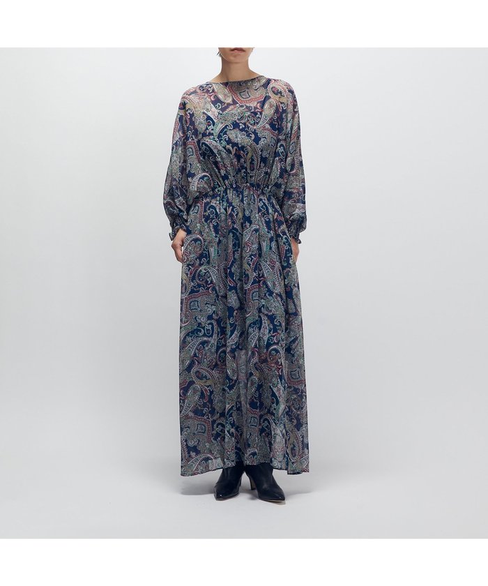 【その他のブランド/Other】のペイズリープリントワンピース インテリア・キッズ・メンズ・レディースファッション・服の通販 founy(ファニー) https://founy.com/ ファッション Fashion メンズファッション Fashion for Men おすすめ Recommended / Our Picks シャーリング Shirring, Ruched ペイズリー Paisley, Ethnic Pattern ボヘミアン Bohemian, Ethnic Style |ID: prp329100004639619 ipo3291000000033444456