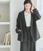 【ラコレ/LAKOLE】のダブルテーラードジャケット チャコール|ID: prp329100004639651 ipo3291000000033975927
