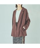 【ラコレ/LAKOLE】のダブルテーラードジャケット ボルドー|ID: prp329100004639651 ipo3291000000033975929