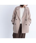 【ナチュラル ビューティー ベーシック/NATURAL BEAUTY BASIC】のダブルブレストフォルムミドルコート ベージュ|ID: prp329100004639674 ipo3291000000033444986