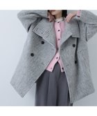 【ナチュラル ビューティー ベーシック/NATURAL BEAUTY BASIC】のスタンドネックシャギーミディコート グレー|ID: prp329100004639675 ipo3291000000033445000