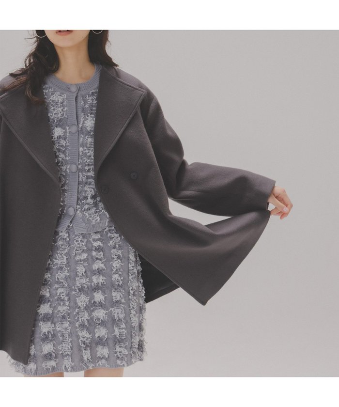 【ナチュラル ビューティー ベーシック/NATURAL BEAUTY BASIC】のベルテッドミディコート インテリア・キッズ・メンズ・レディースファッション・服の通販 founy(ファニー) https://founy.com/ ファッション Fashion レディースファッション Fashion for Women アウター Coat / Outerwear Collection コート・ロングコート・ピーコート Long Coats, Peacoats & More フロント Front, Front Design |ID: prp329100004639679 ipo3291000000033445034