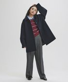 【エヌ ナチュラルビューティーベーシック/N.Natural Beauty basic】のステンカラーミディコート 人気、トレンドファッション・服の通販 founy(ファニー) ファッション Fashion レディースファッション Fashion for Women アウター Coat / Outerwear Collection コート・ロングコート・ピーコート Long Coats, Peacoats & More おすすめ Recommended / Our Picks スリーブ Sleeve, Long Sleeve / Short Sleeve フォルム Silhouette, Form ミドル Middle Length, Mid Height メランジ Melange, Mixed Yarn ロング Long, Long-Length thumbnail ネイビー|ID: prp329100004639691 ipo3291000000034369421