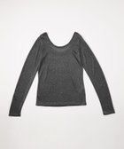 【ユナイテッドアローズ/UNITED ARROWS】のEMMEL REFINES EM グリッター ロングスリーブ カットソー 人気、トレンドファッション・服の通販 founy(ファニー) ファッション Fashion レディースファッション Fashion for Women トップス・カットソー Cut & Sew Tops カットソー・ベーシックTシャツ Cut-and-Sewn Tops / Stretch Tees & Basics 2024年 2024 2024春夏・S/S Spring/Summer 2024 SS24 インナー Innerwear カットソー Cut and Sewn Top キャミワンピース Cami Dress, Slip Dress グリッター Glitter, Sparkle シャイニー Shiny, Glossy Finish スリーブ Sleeve, Long Sleeve / Short Sleeve デコルテ Décolleté, Neckline トレンド Trend, Trending Now フィット Fit, Slim Fit フェミニン Feminine, Girly ボトム Bottoms, Lower Wear ロング Long, Long-Length 春 Spring 長袖 Long Sleeve, Full Sleeve thumbnail DK.GRAY|ID: prp329100004639698 ipo3291000000033445198