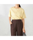 【アー ヴェー ヴェー/a.v.v】の【接触冷感/UVカット/コットン100%】ロールアップハーフスリーブTシャツ 人気、トレンドファッション・服の通販 founy(ファニー) ファッション Fashion レディースファッション Fashion for Women トップス・カットソー Cut & Sew Tops シャツ・ブラウス・オフィスカジュアル Elegant Blouses & Button-Ups ロングTシャツ・Tシャツ Longline T-Shirts & Tees インナー Innerwear 秋 Autumn ダウン Down, Puffer デニム Denim, Jeans Material 定番 Standard, Basic Item 人気 Popular, Best Seller ボトム Bottoms, Lower Wear A/W・秋冬 Autumn/Winter 再入荷 Restock / Back in Stock おすすめ Recommended / Our Picks 夏 Summer thumbnail ライトイエロー|ID: prp329100004639708 ipo3291000000033723935