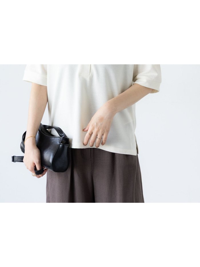 【テチチ/Te chichi】の鹿の子ポロシャツ インテリア・キッズ・メンズ・レディースファッション・服の通販 founy(ファニー) https://founy.com/ ファッション Fashion レディースファッション Fashion for Women トップス・カットソー Cut & Sew Tops シャツ・ブラウス・オフィスカジュアル Elegant Blouses & Button-Ups ポロシャツ・きれいめカジュアル Smart-Casual Polo Tops シンプル Simple, Minimal スポーティ Sporty, Casual Athletic ポロシャツ Polo Shirt, Collared Tee 鹿の子 Piqué, Kanoko Fabric |ID: prp329100004639726 ipo3291000000033445561