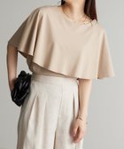 【ラナン/Ranan】のひんやり!ケープ風デザインカットソー 人気、トレンドファッション・服の通販 founy(ファニー) ファッション Fashion レディースファッション Fashion for Women トップス・カットソー Cut & Sew Tops カットソー・ベーシックTシャツ Cut-and-Sewn Tops / Stretch Tees & Basics カットソー Cut and Sewn Top スリット Slit, Slit Detail ノースリーブ Sleeveless, No-Sleeve パール Pearl, Pearl Accent フェミニン Feminine, Girly フロント Front, Front Design ポケット Pocket, Pocket Detail 夏 Summer thumbnail ミルクティー|ID: prp329100004639730 ipo3291000000033634329