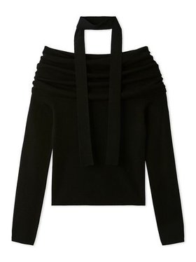 【フレイ アイディー/FRAY I.D】のウールアクリルオフショルプルオーバーニット 人気、トレンドファッション・服の通販 founy(ファニー) ファッション Fashion レディースファッション Fashion for Women トップス・カットソー Cut & Sew Tops ニット Knit Tops & Sweaters カジュアルプルオーバー・ニットトップス Pullovers & Knit Tops / Casual Pullovers アクリル Acrylic Material エレガント 上品 Elegant ショルダー Shoulder, Shoulder Strap シンプル Simple, Minimal スマート Smart, Elegant デコルテ Décolleté, Neckline デニム Denim, Jeans Material トレンド Trend, Trending Now ドレープ Drape, Draping Fabric 人気 Popular, Best Seller ボウタイ Bow Tie, Neck Bow ワイド Wide, Wide Fit |ID:prp329100004639787