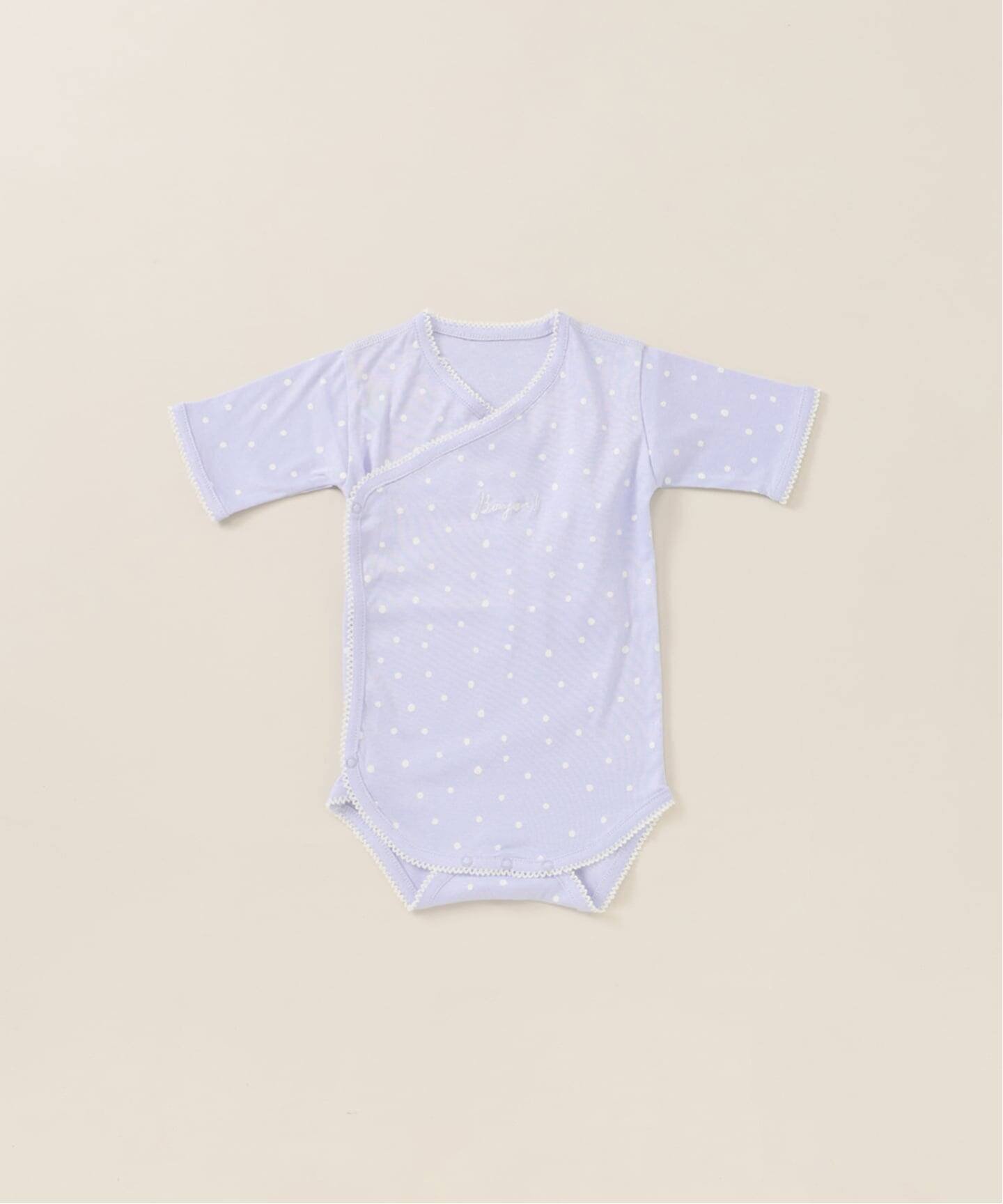 【イエナアンファン/IENA ENFANT / KIDS】の【BASIC】ドットロンパース baby(70cm) インテリア・キッズ・メンズ・レディースファッション・服の通販 founy(ファニー) 　ファッション　Fashion　キッズファッション　Fashion for Kids　ギフト プレゼント　Gift / Present　ドット　Polka Dot, Dot Pattern　パジャマ　Pajamas, Sleepwear　レース　Lace, Lace Fabric　ロンパース　Romper, Jumpsuit　ワンポイント　One Point, Statement Accent　人気　Popular, Best Seller　サックスブルー B|ID: prp329100004639799 ipo3291000000033446563