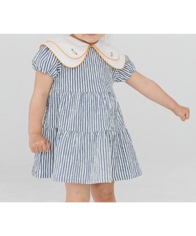 【モイモルン/moimoln / KIDS】の【日本限定】ストレッチサッカーストライプワンピース 人気、トレンドファッション・服の通販 founy(ファニー) ファッション Fashion キッズファッション Fashion for Kids ワンピース Dresses サッカー Seersucker, Summer Fabric ショール Shawl, Wrap |ID:prp329100004639818