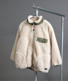 【エフオー オンラインストア/F.O.Online Store / KIDS】の【リンク】ファーフリースジャケット 人気、トレンドファッション・服の通販 founy(ファニー) ファッション Fashion キッズファッション Fashion for Kids アウター Coat Outerwear /Kids 2025年 2025 2025-2026秋冬・A/W Autumn/Winter 2025–26 AW25–26 冬 Winter / This Winter 無地 Plain, Solid Color |ID:prp329100004639826