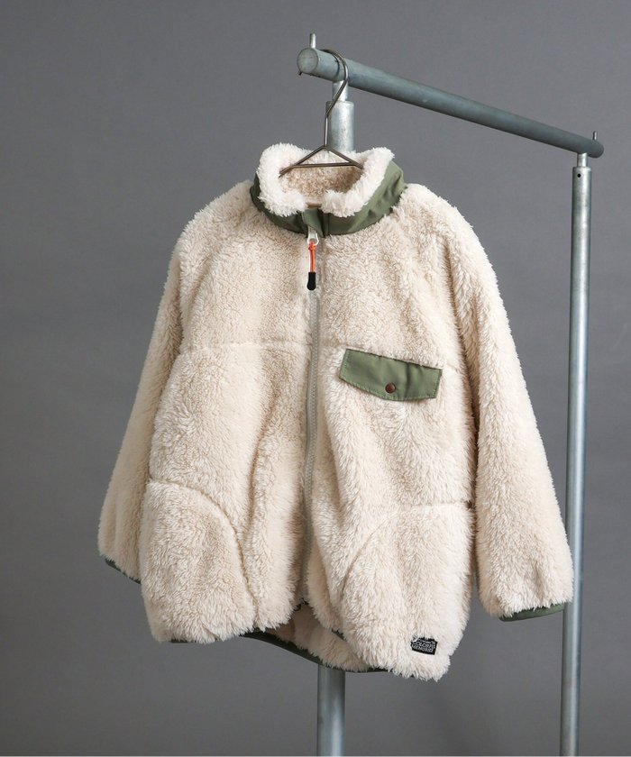 【エフオー オンラインストア/F.O.Online Store / KIDS】の【リンク】ファーフリースジャケット インテリア・キッズ・メンズ・レディースファッション・服の通販 founy(ファニー) https://founy.com/ ファッション Fashion キッズファッション Fashion for Kids アウター Coat Outerwear /Kids 2025年 2025 2025-2026秋冬・A/W Autumn/Winter 2025–26 AW25–26 冬 Winter / This Winter 無地 Plain, Solid Color |ID: prp329100004639826 ipo3291000000035107489
