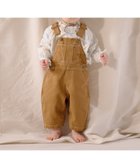 【チャオパニックティピー/CIAOPANIC TYPY / KIDS】の【BABY】【Qinn】綿ダックサロペット 人気、トレンドファッション・服の通販 founy(ファニー) ファッション Fashion キッズファッション Fashion for Kids インナー Innerwear サロペット Overalls, Salopette ロング Long, Long-Length ワーク Workwear, Utility Style thumbnail ブラウン|ID: prp329100004639832 ipo3291000000033446894