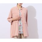 【ミゼール/MISSEL】の【洗える・接触冷感】Soalon 胸ポケット フレアシャツ 人気、トレンドファッション・服の通販 founy(ファニー) ファッション Fashion レディースファッション Fashion for Women トップス・カットソー Cut & Sew Tops シャツ・ブラウス・オフィスカジュアル Elegant Blouses & Button-Ups ケミカル Chemical, Chemical Wash スリット Slit, Slit Detail フレア Flare, Flared ポケット Pocket, Pocket Detail リラックス Relax, Relaxed Fit 洗える Machine Washable thumbnail オレンジ|ID: prp329100004639846 ipo3291000000033447052
