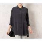 【ミゼール/MISSEL】の【洗える・接触冷感】Soalon 胸ポケット フレアシャツ 人気、トレンドファッション・服の通販 founy(ファニー) ファッション Fashion レディースファッション Fashion for Women トップス・カットソー Cut & Sew Tops シャツ・ブラウス・オフィスカジュアル Elegant Blouses & Button-Ups ケミカル Chemical, Chemical Wash スリット Slit, Slit Detail フレア Flare, Flared ポケット Pocket, Pocket Detail リラックス Relax, Relaxed Fit 洗える Machine Washable thumbnail グレー|ID: prp329100004639846 ipo3291000000033447054
