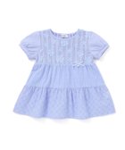 【その他のブランド/Other】のお花レースティアードトップス(80~130cm) ブルー|ID: prp329100004639858 ipo3291000000033447184