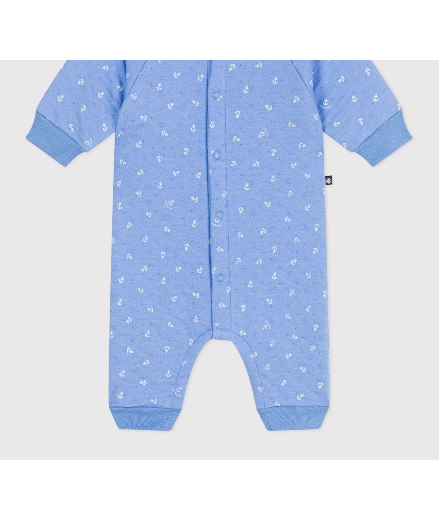 【プチバトー/PETIT BATEAU / KIDS】のコンビネゾン インテリア・キッズ・メンズ・レディースファッション・服の通販 founy(ファニー) 　ファッション　Fashion　キッズファッション　Fashion for Kids　おすすめ　Recommended / Our Picks　ギフト プレゼント　Gift / Present　クール　Cool, Chic　コンビネゾン　Jumpsuit, All-in-One　プリント　Print, Printed Pattern　ロンパース　Romper, Jumpsuit　長袖　Long Sleeve, Full Sleeve　ライトブルー/オフホワイト|ID: prp329100004639865 ipo3291000000033447246
