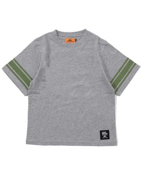 【クリフメイヤー キッズ/KRIFF MAYER / KIDS】のクリーネス袖ラインT 人気、トレンドファッション・服の通販 founy(ファニー) ファッション Fashion キッズファッション Fashion for Kids シンプル Simple, Minimal 半袖 Short Sleeve, Half Sleeve 夏 Summer |ID:prp329100004639869