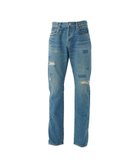 【ヒステリックグラマー/HYSTERIC GLAMOUR / MEN】のスクエアウインドウリメイク スリムストレートデニムパンツ 人気、トレンドファッション・服の通販 founy(ファニー) ファッション Fashion メンズファッション Fashion for Men ボトムス Bottoms デニムパンツ・ジーンズ Denim Pants thumbnail Lインディゴ|ID: prp329100004639892 ipo3291000000033447632