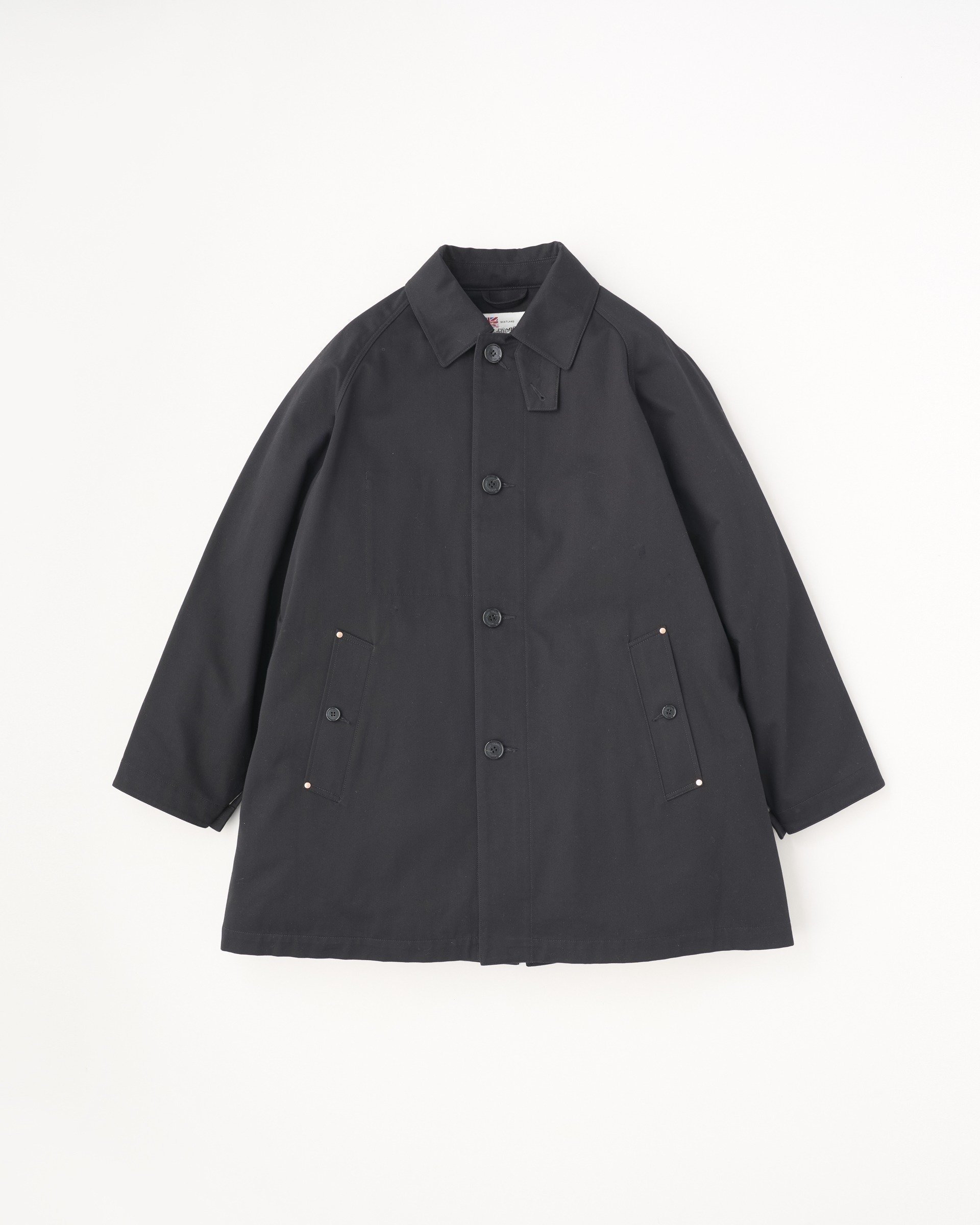 【トラディショナル ウェザーウェア/Traditional Weatherwear / MEN】の【UNIONWEAR】WORK COAT 002 インテリア・キッズ・メンズ・レディースファッション・服の通販 founy(ファニー) 　ファッション　Fashion　メンズファッション　Fashion for Men　アウター　Men's Coats Outerwear　ストレート　Straight, Straight Cut　スリーブ　Sleeve, Long Sleeve / Short Sleeve　デニム　Denim, Jeans Material　ミリタリー　Military, Army Style　ワイド　Wide, Wide Fit　ワーク　Workwear, Utility Style　A/W・秋冬　Autumn/Winter　ブラック|ID: prp329100004639894 ipo3291000000033447641
